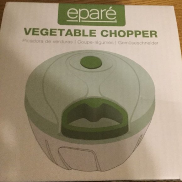 Epare vegetable chopper new in box, cover is green - Picture 1 of 4